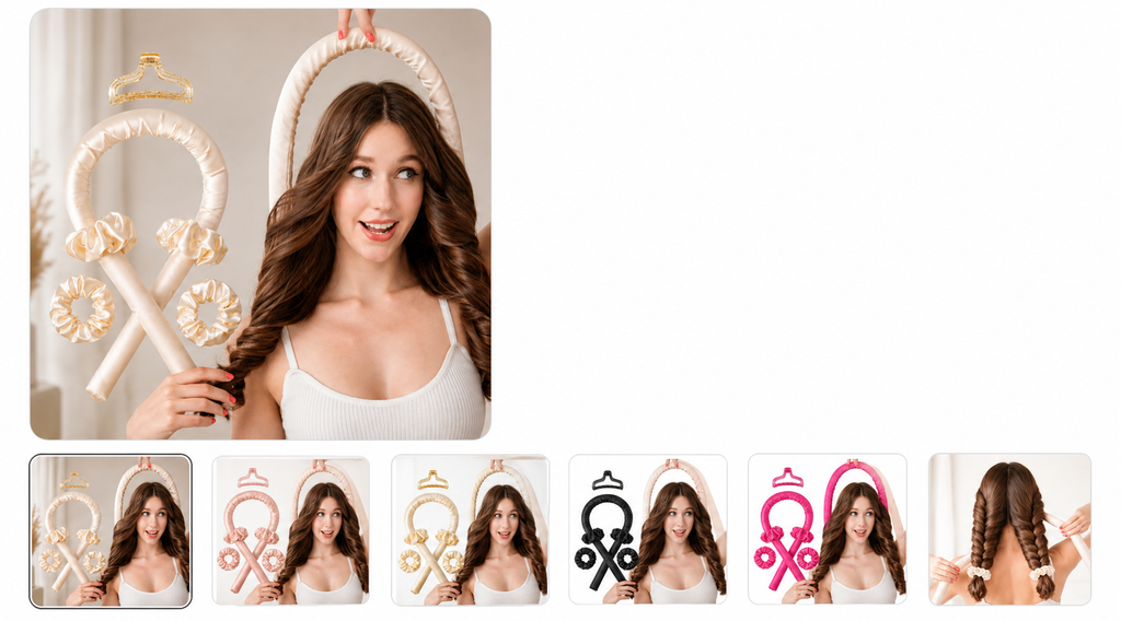 Heatless Curling Set – Krullen Zonder Hitte